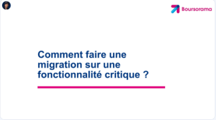 Première slide de la conférence: Comment faire une refonte d'une fonctionnalité ultra critique ?